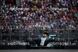 Lewis Hamilton (GBR) Mercedes AMG F1 W08. 10.06.2017. Formula 1 World Championship, Rd 7, Canadian Grand Prix, Montreal, Canada, Qualifying Day.