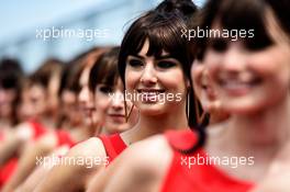 Grid girls. 11.06.2017. Formula 1 World Championship, Rd 7, Canadian Grand Prix, Montreal, Canada, Race Day.