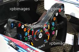Williams FW40 steering wheel. 08.06.2017. Formula 1 World Championship, Rd 7, Canadian Grand Prix, Montreal, Canada, Preparation Day.