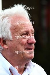 Charlie Whiting (GBR) FIA Delegate. 08.06.2017. Formula 1 World Championship, Rd 7, Canadian Grand Prix, Montreal, Canada, Preparation Day.