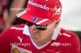 Kimi Raikkonen (FIN) Ferrari. 08.06.2017. Formula 1 World Championship, Rd 7, Canadian Grand Prix, Montreal, Canada, Preparation Day.