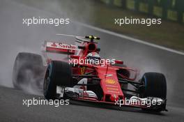 Kimi Raikkonen (FIN) Ferrari SF70H. 07.04.2017. Formula 1 World Championship, Rd 2, Chinese Grand Prix, Shanghai, China, Practice Day.