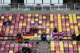 Fans in the grandstand and flags for the Renault Sport F1 Team. 07.04.2017. Formula 1 World Championship, Rd 2, Chinese Grand Prix, Shanghai, China, Practice Day.