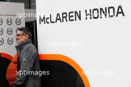 Sheikh Mohammed bin Essa Al Khalifa (BRN) CEO of the Bahrain Economic Development Board and McLaren Shareholder. 07.04.2017. Formula 1 World Championship, Rd 2, Chinese Grand Prix, Shanghai, China, Practice Day.