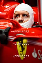 Sebastian Vettel (GER) Ferrari SF70H. 07.04.2017. Formula 1 World Championship, Rd 2, Chinese Grand Prix, Shanghai, China, Practice Day.
