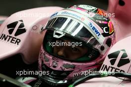 Sergio Perez (MEX) Sahara Force India F1 VJM10. 07.04.2017. Formula 1 World Championship, Rd 2, Chinese Grand Prix, Shanghai, China, Practice Day.