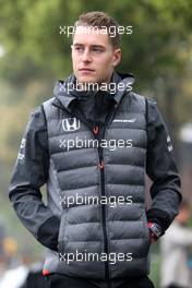 Stoffel Vandoorne (BEL) McLaren F1  07.04.2017. Formula 1 World Championship, Rd 2, Chinese Grand Prix, Shanghai, China, Practice Day.