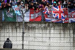 Lewis Hamilton (GBR) Mercedes AMG F1 meets fans in the second practice session. 07.04.2017. Formula 1 World Championship, Rd 2, Chinese Grand Prix, Shanghai, China, Practice Day.