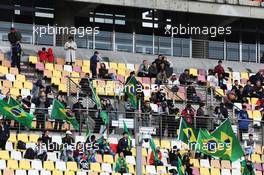 Fans in the grandstand. 07.04.2017. Formula 1 World Championship, Rd 2, Chinese Grand Prix, Shanghai, China, Practice Day.