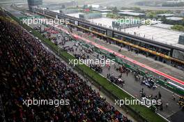 The grid before the start of the race. 09.04.2017. Formula 1 World Championship, Rd 2, Chinese Grand Prix, Shanghai, China, Race Day.