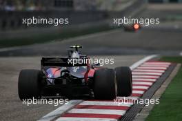 Carlos Sainz Jr (ESP) Scuderia Toro Rosso STR12. 09.04.2017. Formula 1 World Championship, Rd 2, Chinese Grand Prix, Shanghai, China, Race Day.
