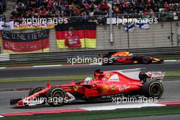 Sebastian Vettel (GER) Ferrari SF70H. 09.04.2017. Formula 1 World Championship, Rd 2, Chinese Grand Prix, Shanghai, China, Race Day.