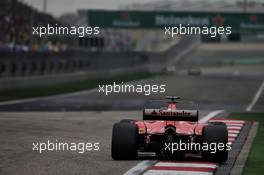 Sebastian Vettel (GER) Ferrari SF70H. 09.04.2017. Formula 1 World Championship, Rd 2, Chinese Grand Prix, Shanghai, China, Race Day.