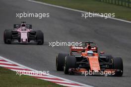 Fernando Alonso (ESP) McLaren MCL32. 09.04.2017. Formula 1 World Championship, Rd 2, Chinese Grand Prix, Shanghai, China, Race Day.