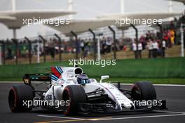 Lance Stroll (CDN) Williams FW40. 08.04.2017. Formula 1 World Championship, Rd 2, Chinese Grand Prix, Shanghai, China, Qualifying Day.