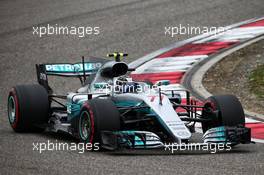 Valtteri Bottas (FIN) Mercedes AMG F1 W08. 08.04.2017. Formula 1 World Championship, Rd 2, Chinese Grand Prix, Shanghai, China, Qualifying Day.