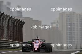 Sergio Perez (MEX) Sahara Force India F1 VJM10. 08.04.2017. Formula 1 World Championship, Rd 2, Chinese Grand Prix, Shanghai, China, Qualifying Day.