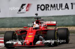 Sebastian Vettel (GER) Ferrari SF70H. 08.04.2017. Formula 1 World Championship, Rd 2, Chinese Grand Prix, Shanghai, China, Qualifying Day.
