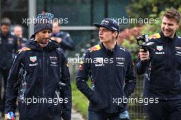 (L to R): Daniel Ricciardo (AUS) Red Bull Racing with team mate Max Verstappen (NLD) Red Bull Racing. 09.04.2017. Formula 1 World Championship, Rd 2, Chinese Grand Prix, Shanghai, China, Race Day.