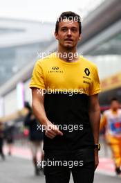 Jolyon Palmer (GBR) Renault Sport F1 Team. 06.04.2017. Formula 1 World Championship, Rd 2, Chinese Grand Prix, Shanghai, China, Preparation Day.