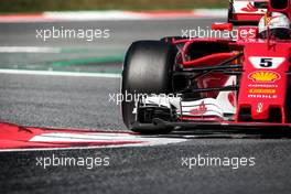 Sebastian Vettel (GER) Ferrari SF70H. 12.05.2017. Formula 1 World Championship, Rd 5, Spanish Grand Prix, Barcelona, Spain, Practice Day.
