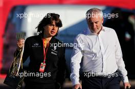 (L to R): Laurence Letresor, Renault Sport F1 Team Public Relations Manager with Jerome Papin.  12.05.2017. Formula 1 World Championship, Rd 5, Spanish Grand Prix, Barcelona, Spain, Practice Day.