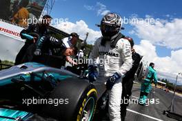 Valtteri Bottas (FIN) Mercedes AMG F1 W08 on the grid. 14.05.2017. Formula 1 World Championship, Rd 5, Spanish Grand Prix, Barcelona, Spain, Race Day.