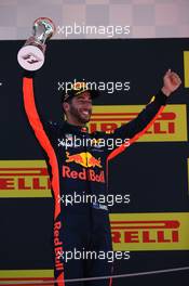 3rd place Daniel Ricciardo (AUS) Red Bull Racing RB13. 14.05.2017. Formula 1 World Championship, Rd 5, Spanish Grand Prix, Barcelona, Spain, Race Day.