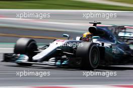 Lewis Hamilton (GBR) Mercedes AMG F1 W08. 14.05.2017. Formula 1 World Championship, Rd 5, Spanish Grand Prix, Barcelona, Spain, Race Day.