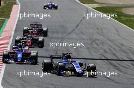 Pascal Wehrlein (GER) Sauber C36. 14.05.2017. Formula 1 World Championship, Rd 5, Spanish Grand Prix, Barcelona, Spain, Race Day.