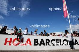 Circuit atmosphere. 14.05.2017. Formula 1 World Championship, Rd 5, Spanish Grand Prix, Barcelona, Spain, Race Day.