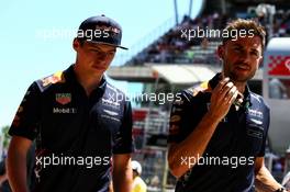 Max Verstappen (NLD) Red Bull Racing on the drivers parade. 14.05.2017. Formula 1 World Championship, Rd 5, Spanish Grand Prix, Barcelona, Spain, Race Day.