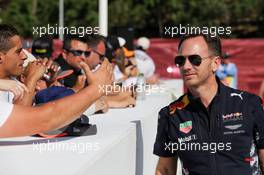 Christian Horner (GBR) Red Bull Racing Team Principal. 14.05.2017. Formula 1 World Championship, Rd 5, Spanish Grand Prix, Barcelona, Spain, Race Day.