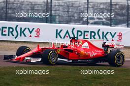 Kimi Raikkonen (FIN) Ferrari SF70H. 24.02.2017. Ferrari SF70H Shakedown. Fiorano, Italy, Friday.