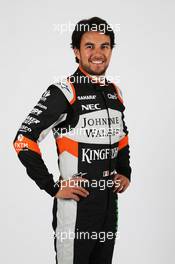 Sergio Perez (MEX) Sahara Force India F1. 20.02.2017. Sahara Force India F1 Team Studio Shoot, Silverstone, England.