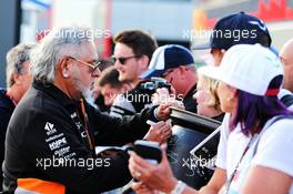 Dr. Vijay Mallya (IND) Sahara Force India F1 Team Owner signs autographs for the fans. 14.07.2017. Formula 1 World Championship, Rd 10, British Grand Prix, Silverstone, England, Practice Day.