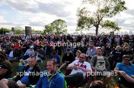 Fans at the Silverstone Woodlands Campsite. 14.07.2017. Formula 1 World Championship, Rd 10, British Grand Prix, Silverstone, England, Practice Day.