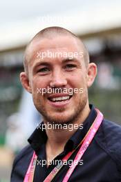 Mike Brown (GBR) Rugby Player. 16.07.2017. Formula 1 World Championship, Rd 10, British Grand Prix, Silverstone, England, Race Day.