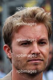 Nico Rosberg (GER) on the grid. 16.07.2017. Formula 1 World Championship, Rd 10, British Grand Prix, Silverstone, England, Race Day.