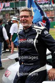 Bernd Maylander (GER) FIA Safety Car Driver. 16.07.2017. Formula 1 World Championship, Rd 10, British Grand Prix, Silverstone, England, Race Day.