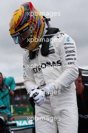 Lewis Hamilton (GBR) Mercedes AMG F1 W08. 16.07.2017. Formula 1 World Championship, Rd 10, British Grand Prix, Silverstone, England, Race Day.