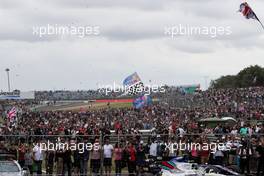 Fans invade the circuit at the end of the race. 16.07.2017. Formula 1 World Championship, Rd 10, British Grand Prix, Silverstone, England, Race Day.