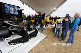 Renault stand in the Fanzone. 15.07.2017. Formula 1 World Championship, Rd 10, British Grand Prix, Silverstone, England, Qualifying Day.