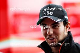 Sergio Perez (MEX) Sahara Force India F1. 16.07.2017. Formula 1 World Championship, Rd 10, British Grand Prix, Silverstone, England, Race Day.