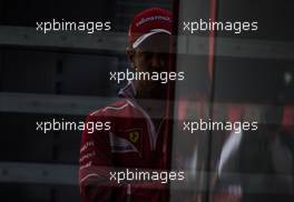 Sebastian Vettel (GER) Ferrari. 13.07.2017. Formula 1 World Championship, Rd 10, British Grand Prix, Silverstone, England, Preparation Day.