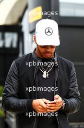 Lewis Hamilton (GBR) Mercedes AMG F1. 13.07.2017. Formula 1 World Championship, Rd 10, British Grand Prix, Silverstone, England, Preparation Day.