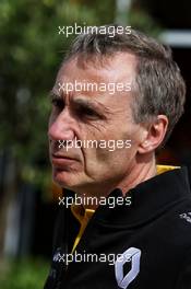 Bob Bell (GBR) Renault Sport F1 Team Chief Technical Officer. 13.07.2017. Formula 1 World Championship, Rd 10, British Grand Prix, Silverstone, England, Preparation Day.