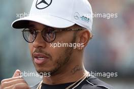 Lewis Hamilton (GBR) Mercedes AMG F1. 13.07.2017. Formula 1 World Championship, Rd 10, British Grand Prix, Silverstone, England, Preparation Day.