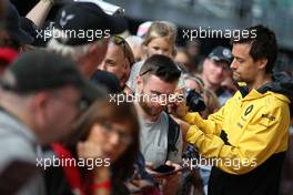 Jolyon Palmer (GBR) Renault Sport F1 Team   13.07.2017. Formula 1 World Championship, Rd 10, British Grand Prix, Silverstone, England, Preparation Day.
