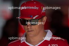 Kimi Raikkonen (FIN) Ferrari. 13.07.2017. Formula 1 World Championship, Rd 10, British Grand Prix, Silverstone, England, Preparation Day.